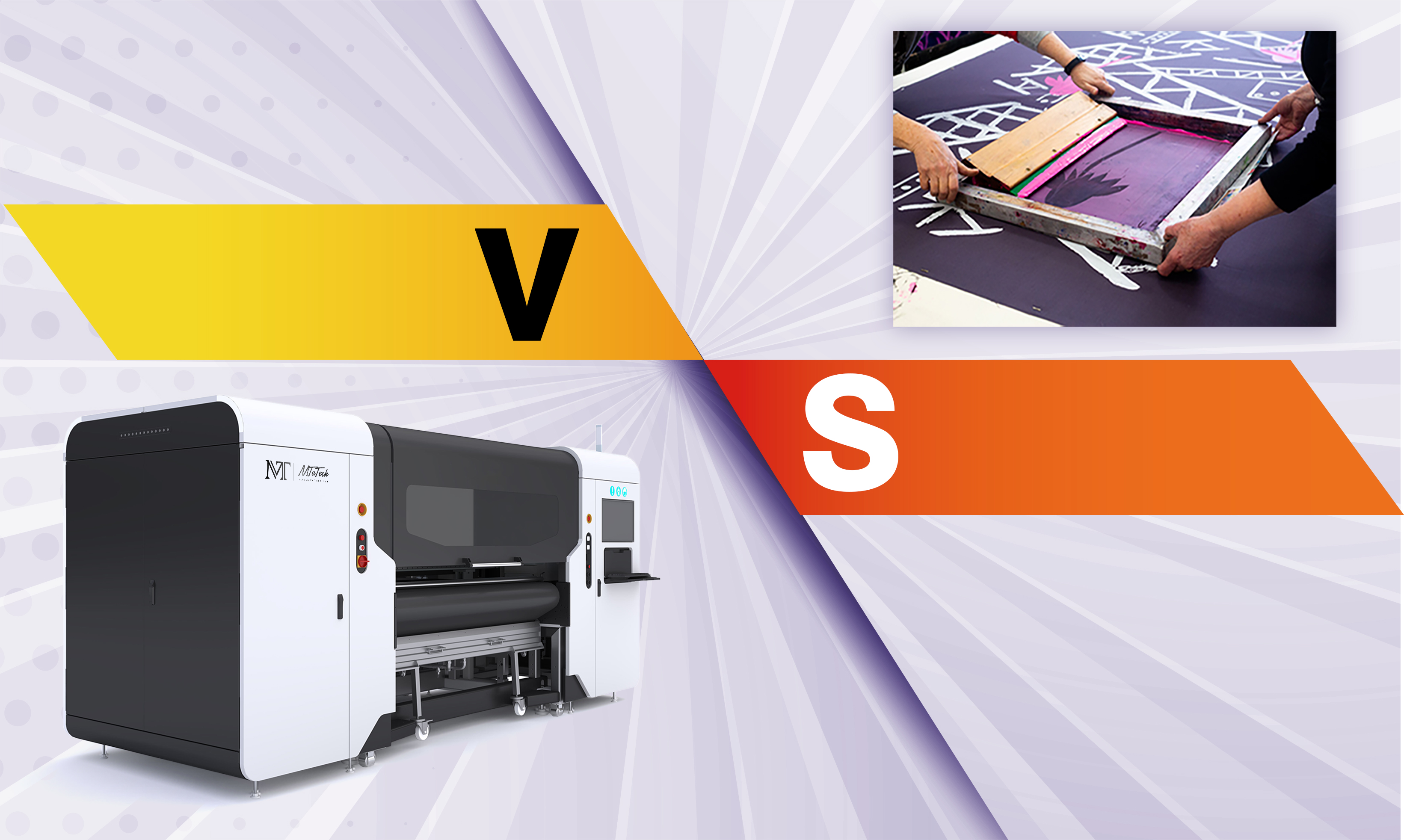 Textile printing workflow comparison for sublimation and direct fabric production