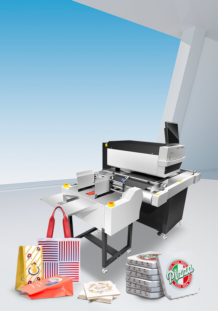 Single pass printer for high speed corrugated packaging workflow, SKU versioning, and variable data production