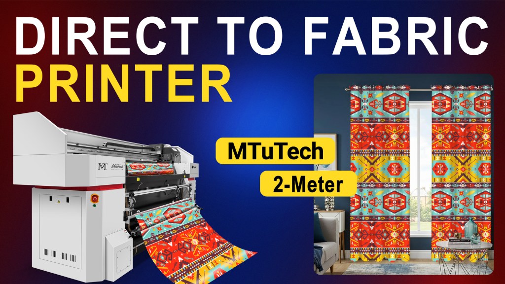 Direct to fabric printer compared with dye sublimation printer for textile production