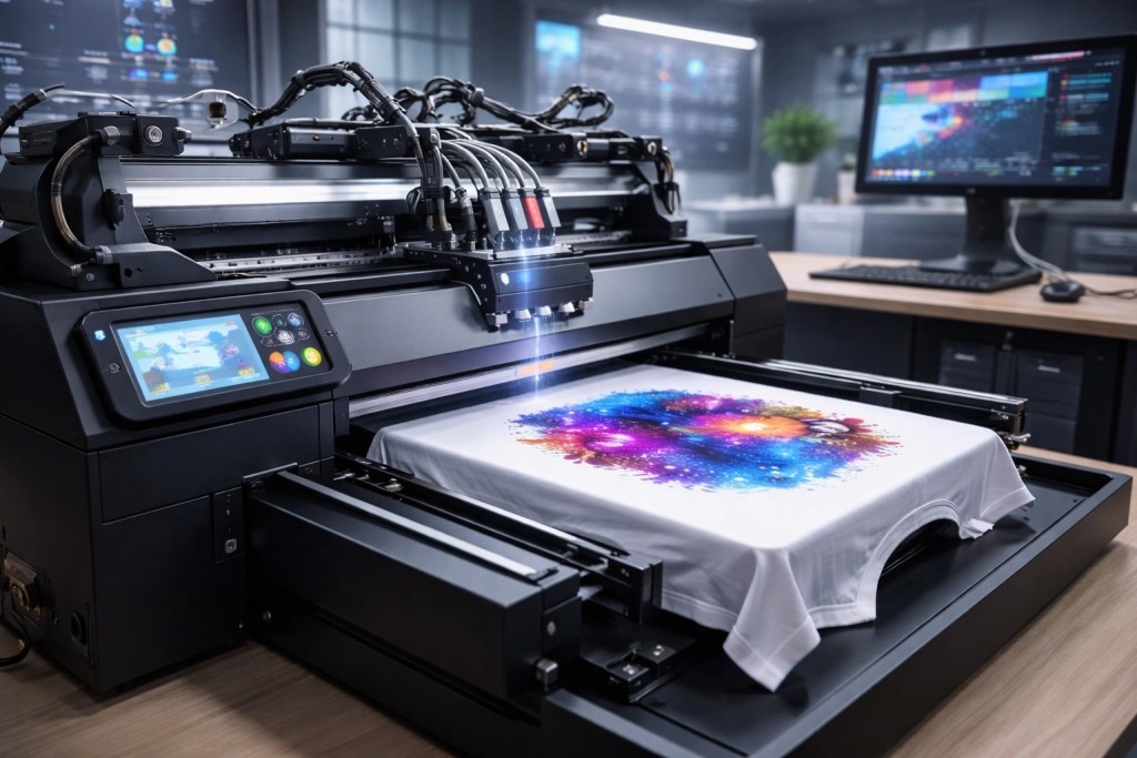Automated DTG printer with advanced software and smart manufacturing technology