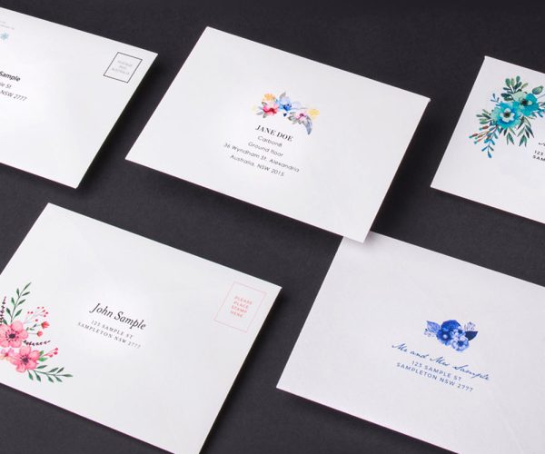 Single pass print on envelop